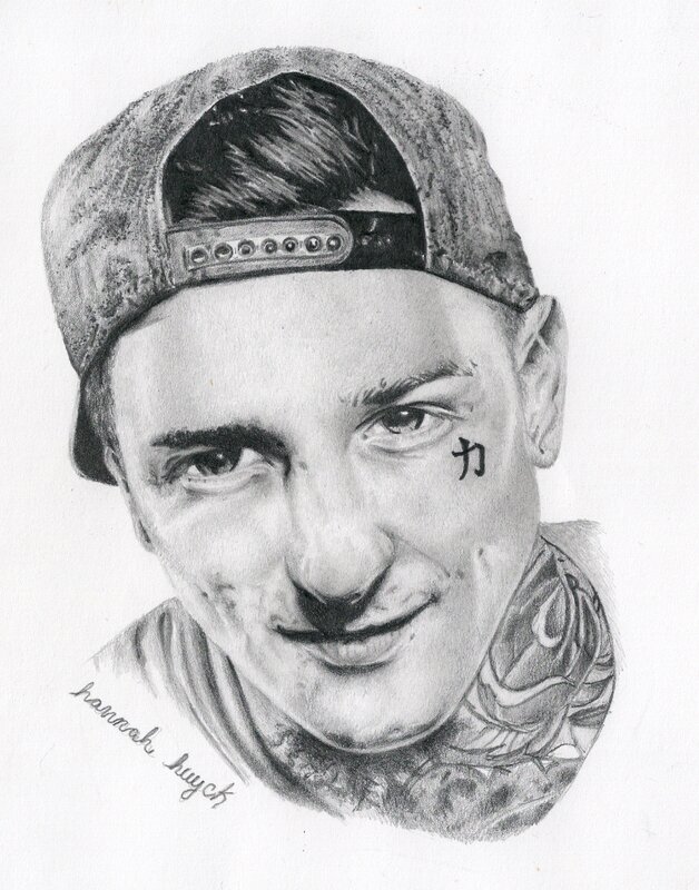 Man with Tattoos and Cap — Black, Neutral