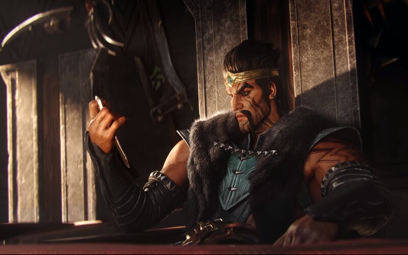 Man with Tattoos and Fur