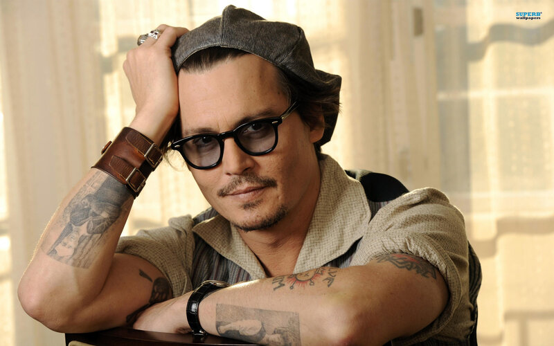 Man with Tattoos and Glasses — Brown