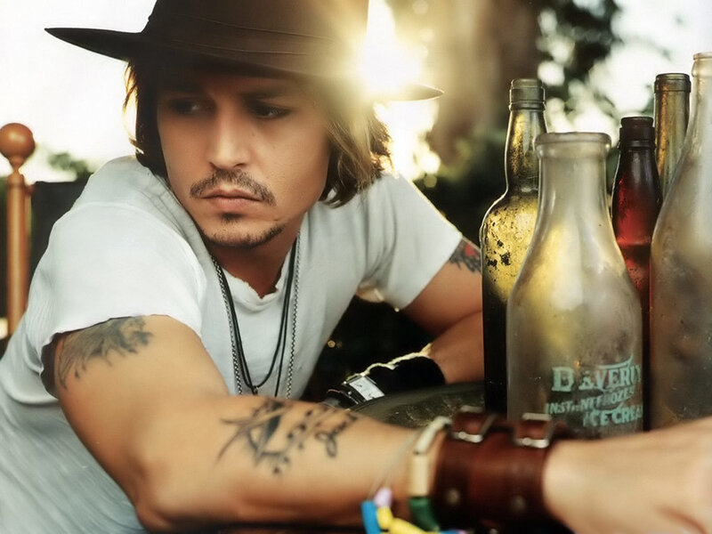 Man with Tattoos and Hat