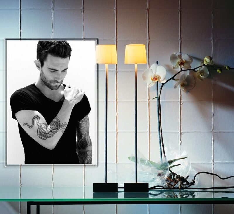Man with Tattoos — Black, Calm
