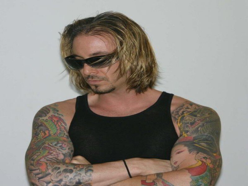 Man with Tattoos — Black, Neutral