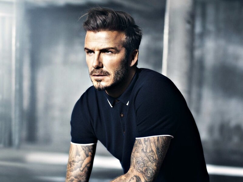 Man with Tattoos — Black, Serious, Photograph, Polo Shirt