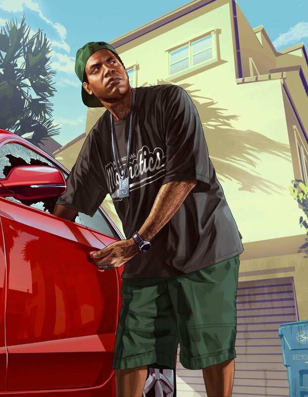 Man with Tattoos by Car