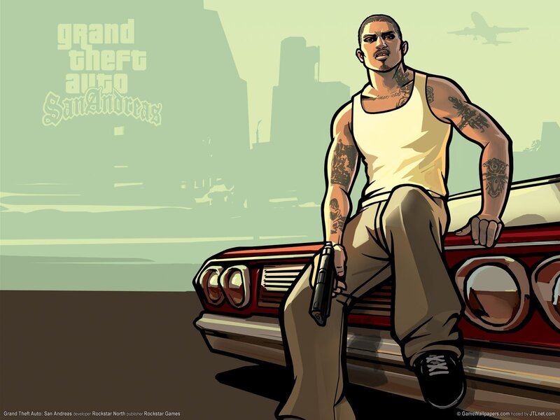 Man with Tattoos on Car