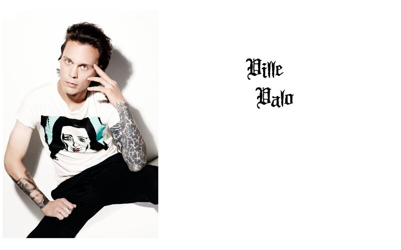 Man with Tattoos — White