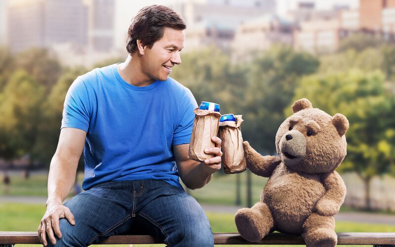 Man with Teddy Bear