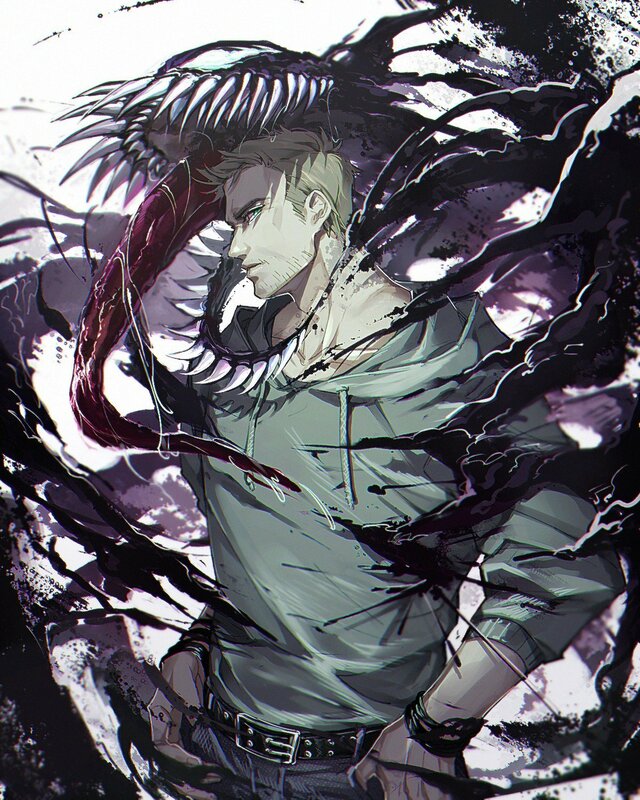 Man with Tentacle Creature
