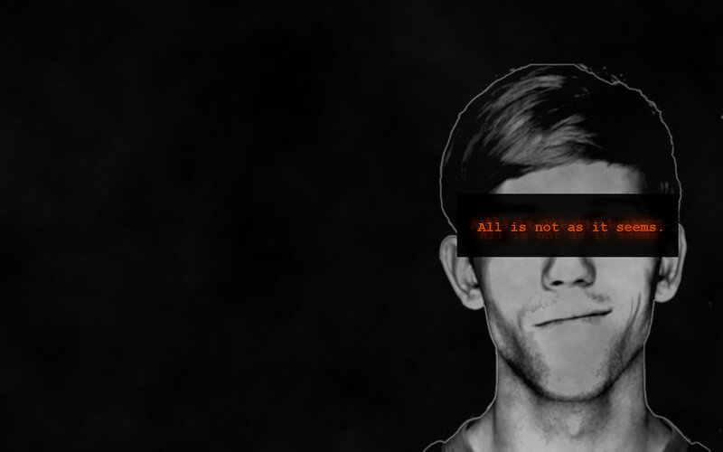man with text overlay