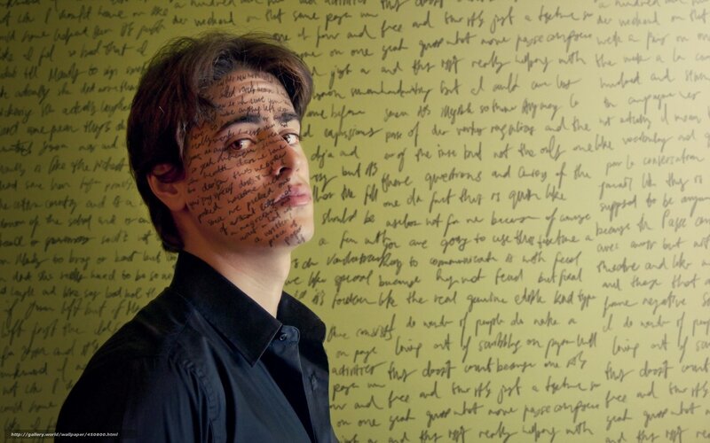 man with text overlay