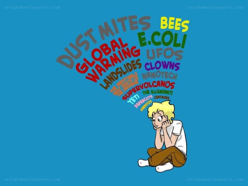 man with thoughts about fears