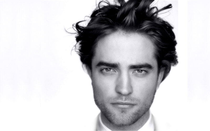 Man with Tousled Hair — Black, Serious, Photograph