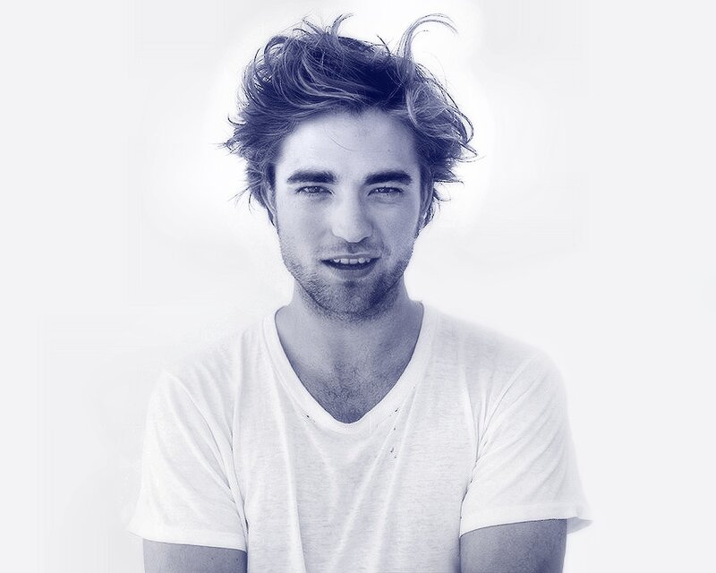 Man with Tousled Hair — White