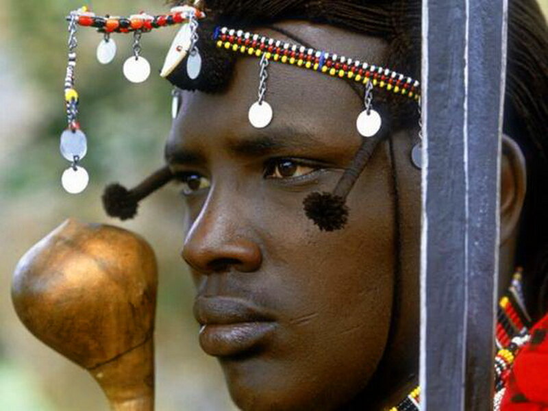 Man with Traditional Adornments