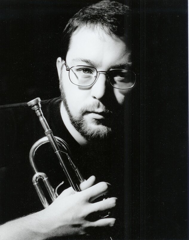 man with trumpet portrait