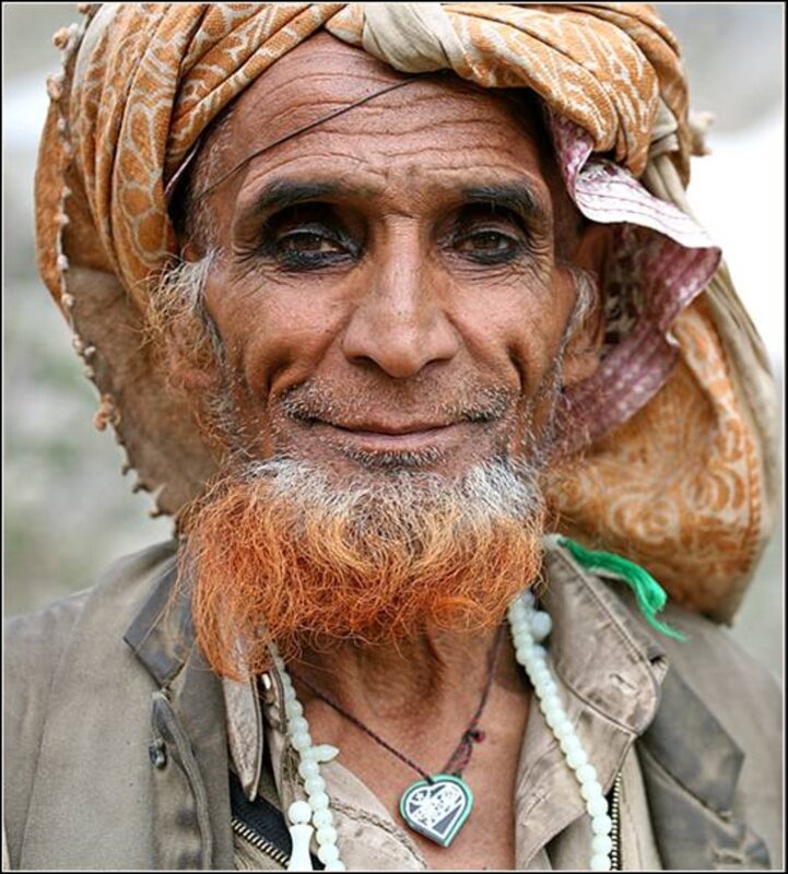 Man with Turban and Beard — Brown