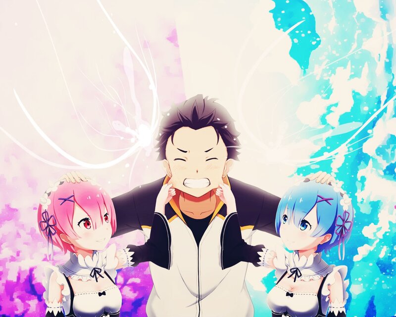 Man with Two Girls — Pink