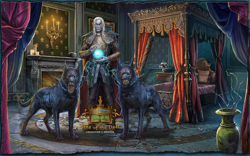 Man with Two Wolves — Blue