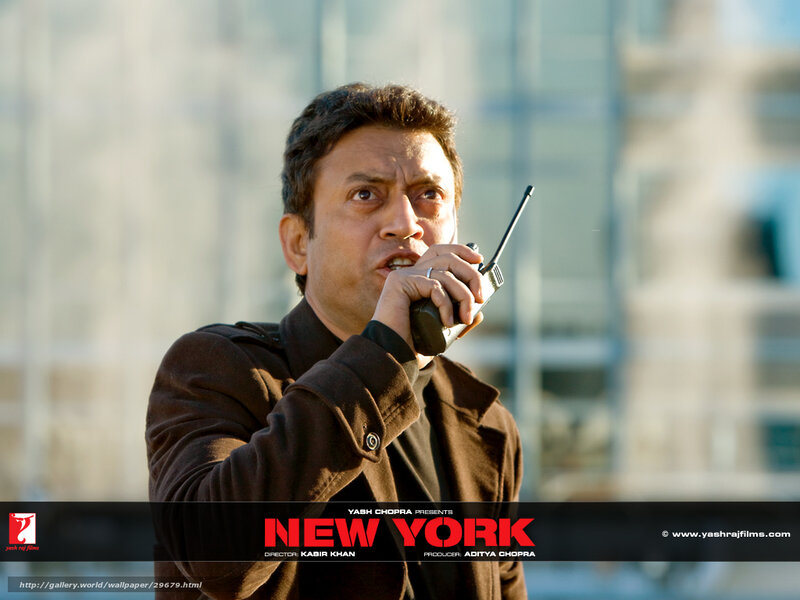 Man with walkie-talkie in New York