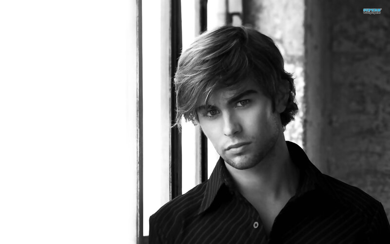 Man with Wavy Hair — Black, Dramatic