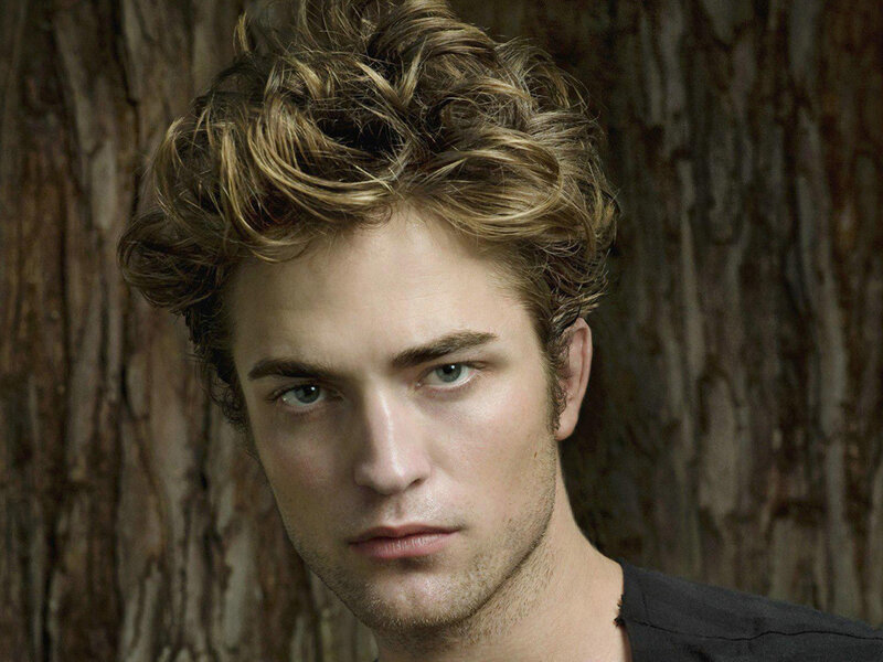 Man with Wavy Hair — Brown, Serious