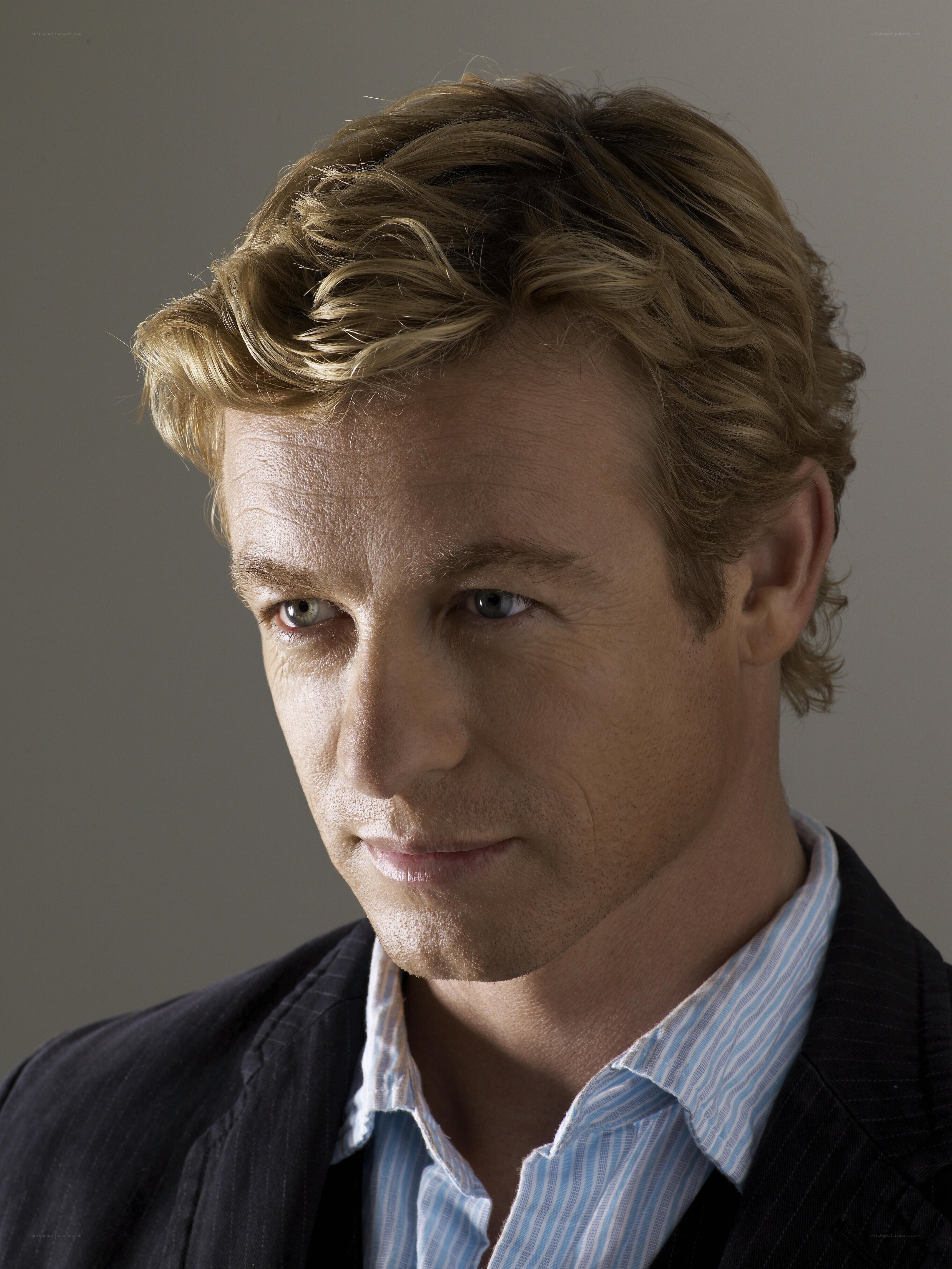 man with wavy hair