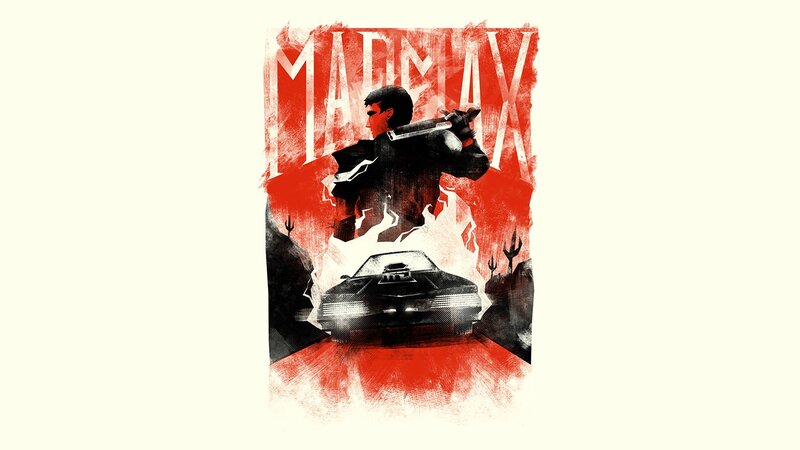 Man with Weapon and Car — Red, Dramatic