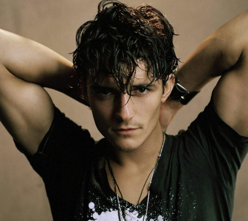 Man with Wet Hair — Black, Intense
