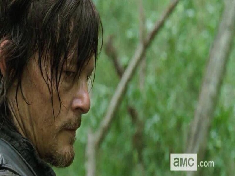 Man with Wet Hair — Green, Somber