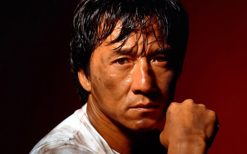 Man with Wet Hair — Red, Dramatic, Photograph