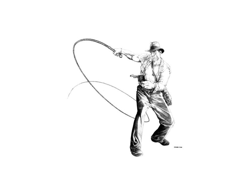 Man with Whip and Gun
