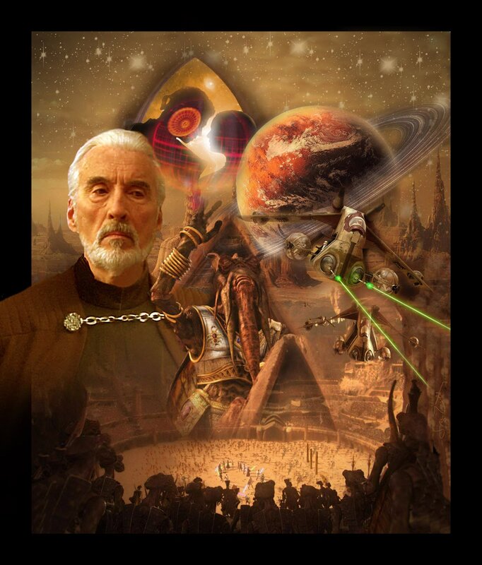 Man with White Beard — Brown, Dramatic, Night, Digital Art