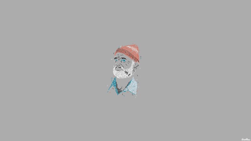 Man with White Beard — Gray