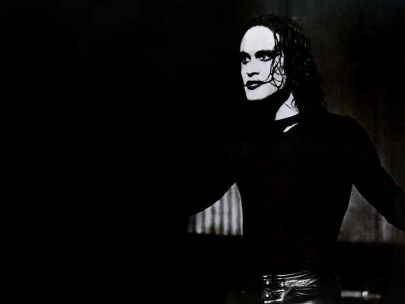 Man with White Face Paint — Black, Dramatic, Photograph