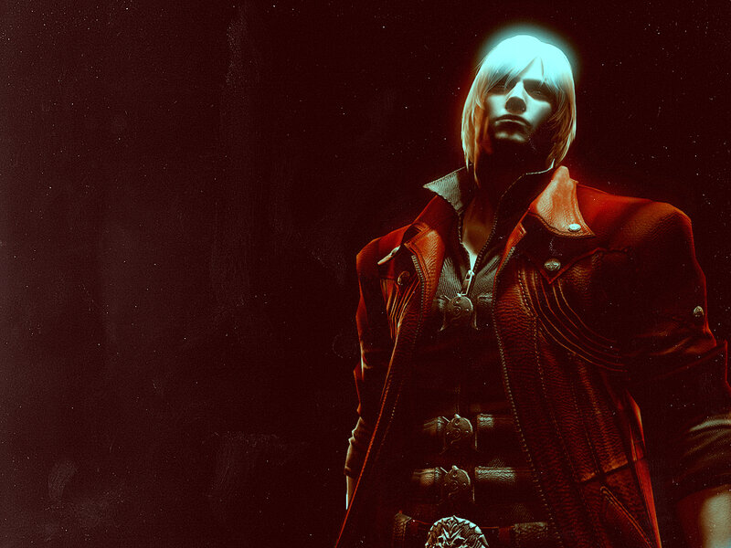 Man with White Hair — Black, Dramatic, 3d Render