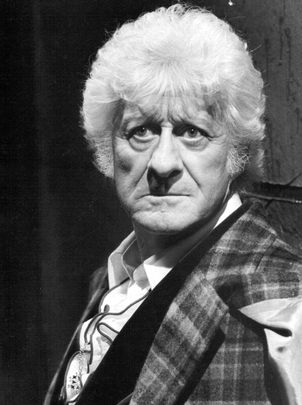 Man with White Hair — Black, Dramatic, Photograph, Plaid Jacket