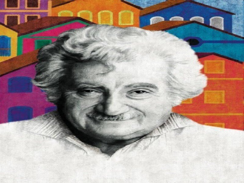 Man with White Hair — Calm