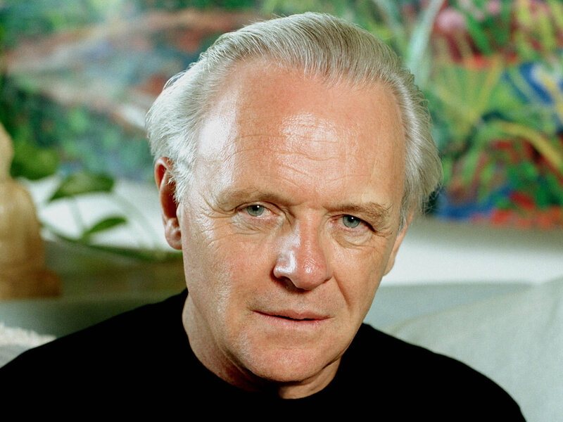 Man with White Hair — Serious