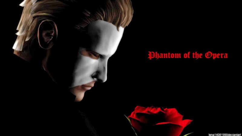 Man with White Mask
