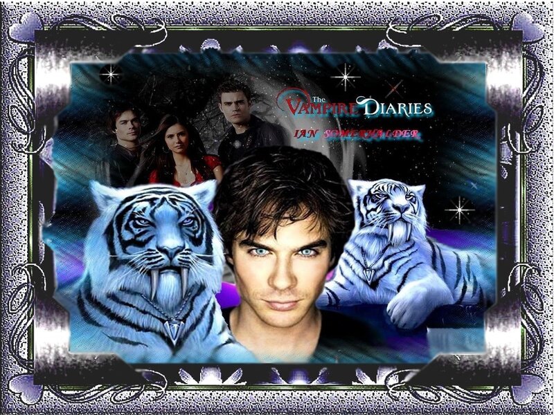 Man with White Tigers