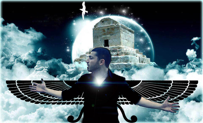 Man with Wings — Black