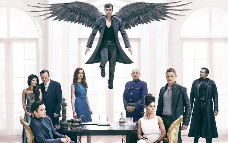 Man with Wings Floating