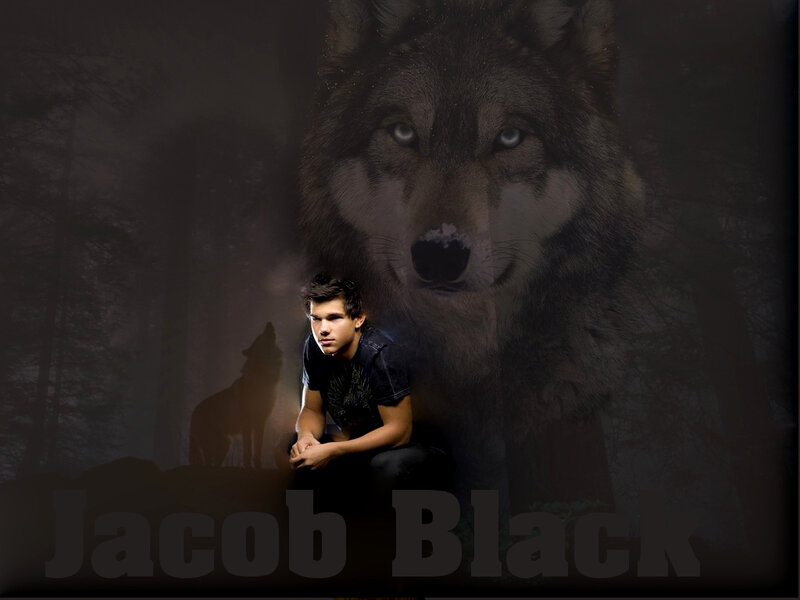 Man with Wolf Image