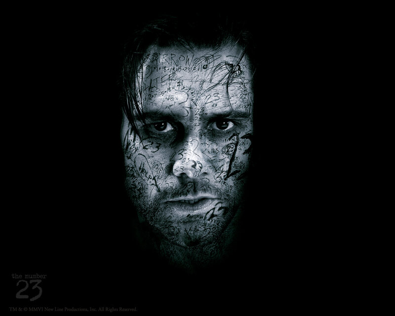Man with Writing on Face