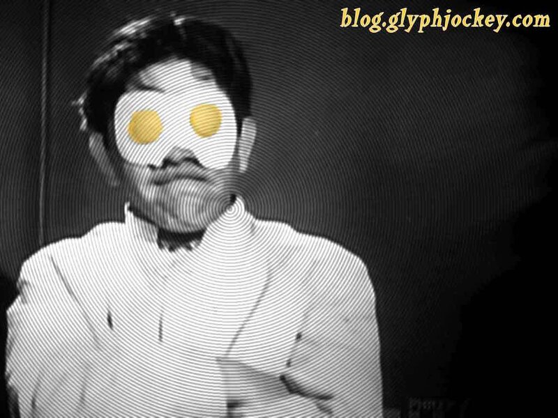 man with yellow eyes