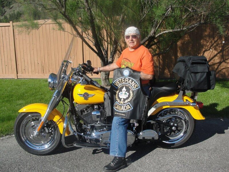 Man with Yellow Motorcycle — Calm