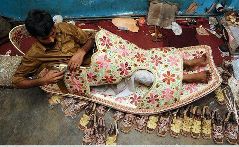 Man Working on Footwear
