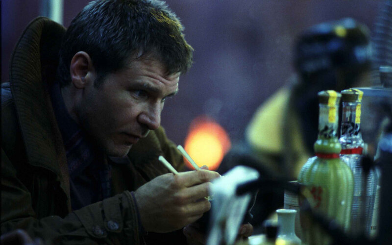 Man Writing with Chopsticks