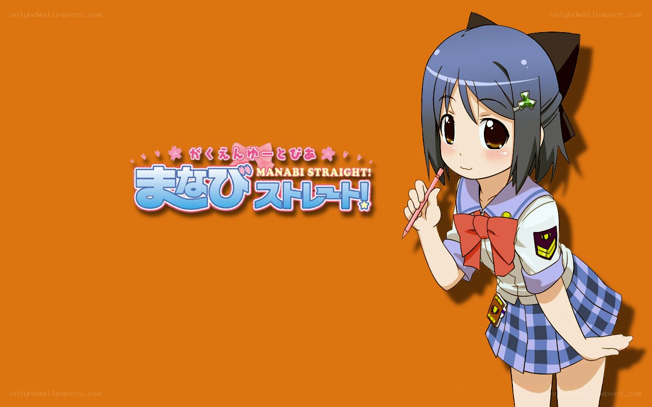 Manabi Straight! character art