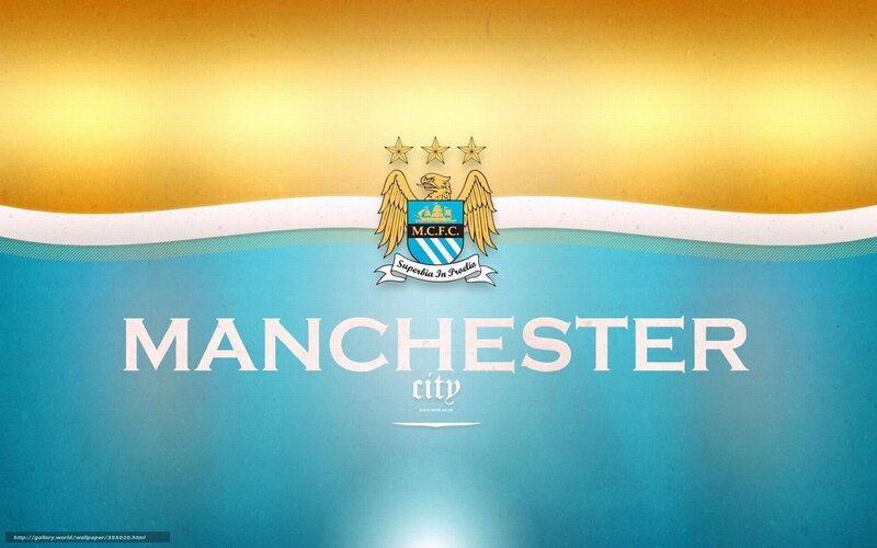 Manchester City Crest — Gold